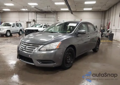 2015 Nissan Sentra Fe+ S/S/Sl/Sr/Sv из США, поврежденный, VIN 3N1AB7AP8FY250350